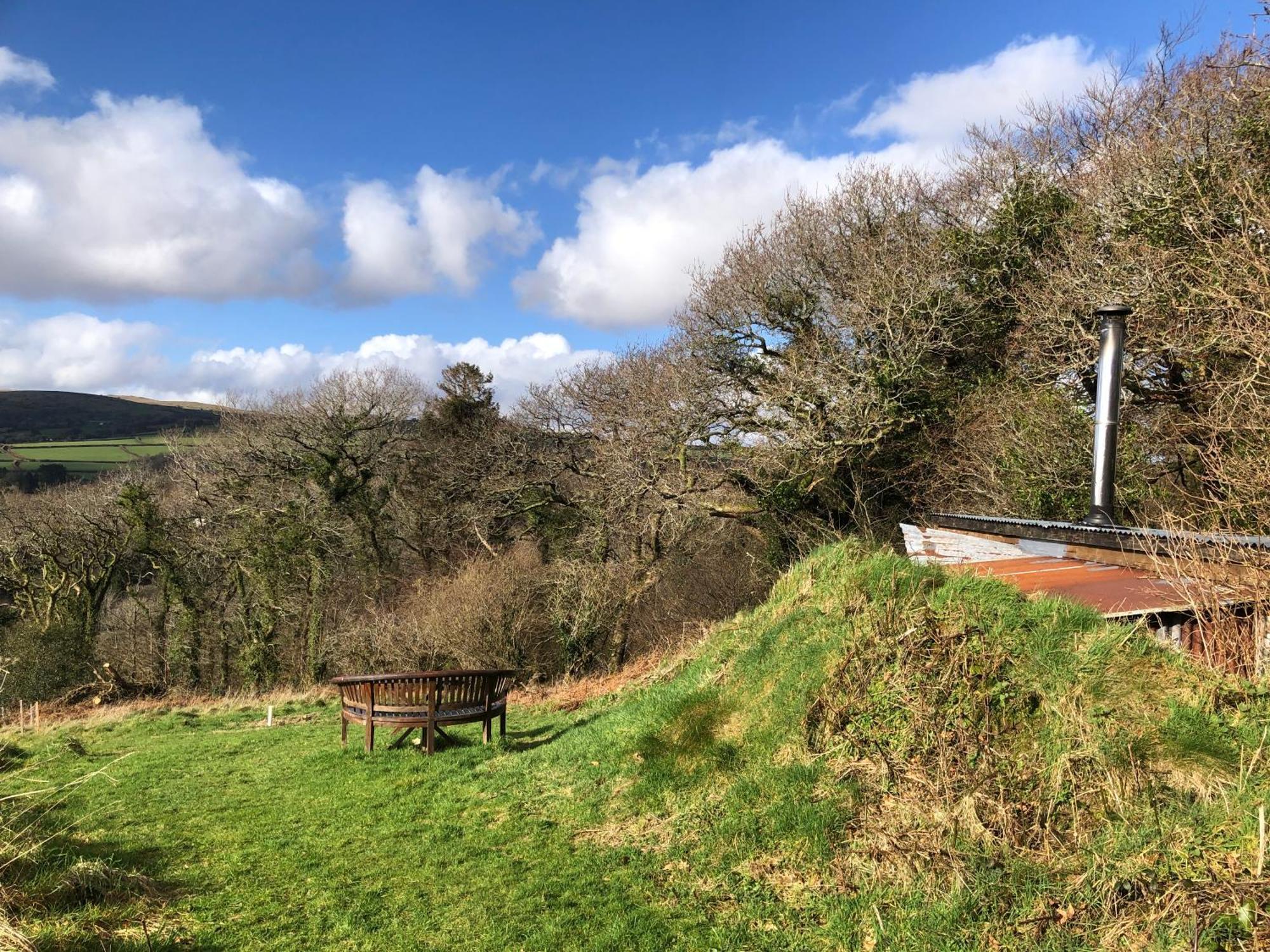 Foxesden, Unique Eco Cabin, Dartmoor Views South Brent Bagian luar foto